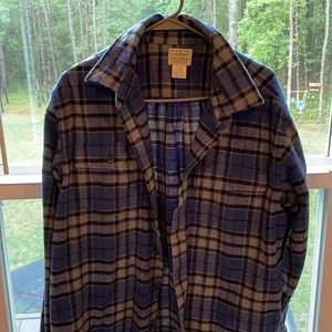 Mens LLBean flannel